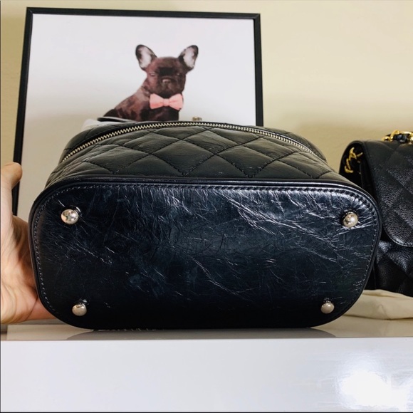 ❌SOLD❌CHANEL PVC Crumpled Calfskin Shoulder Bag - Picture 5 of 7